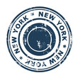 New York travel stamp