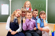 child in classroom
