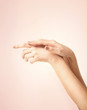 female soft skin hands