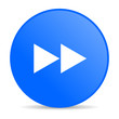 scroll blue circle web glossy icon