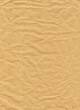 Yellow crumpled paper background