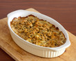 Baked pumpkin with blue cheese