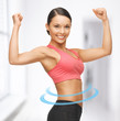 beautiful sporty woman