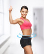 beautiful sporty woman