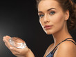 woman with big diamond