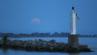 Moonrise Fraser, River, Steveston