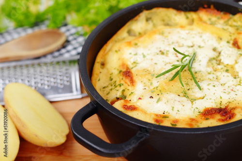 Photo: potato bake - Kartoffelgratin potato bake - Kartoffelgratin