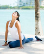 Woman Doing Yoga Exercises