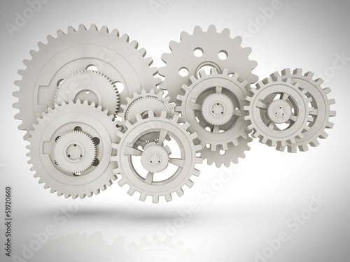 Illustration: 3D cogwheel 3D cogwheel