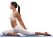 woman and yoga