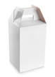 white empty box with handle