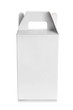 white empty box with handle