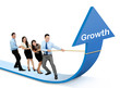 Photo: growth chart concept growth chart concept