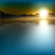 Abstract Background With Sunri...