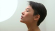 Video: Beautiful Mixed Race woman looking into light Beautiful Mixed Race woman looking into light