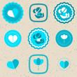 Vector: Mother's Day Badges and Labels Mother's Day Badges and Labels