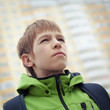 Portrait of teen, outdoor