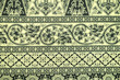 Traditional Batik Sarong Pattern Background