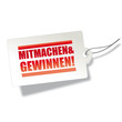 Anhänger Gewinnen, Aktion, Button, Gewinnaktion