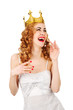 Woman in crown