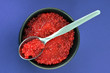 Les oeufs de lump rouges