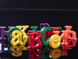 Photo: Plastic alphabet letters Plastic alphabet letters