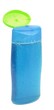 Foto: A wet bottle of shower gel shampoo on a white background A wet bottle of shower gel shampoo on a white background