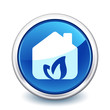 button blue eco house