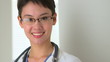 Portrait of Chinese woman doctor
