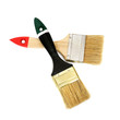 Foto: paintbrush isolated on white background paintbrush isolated on white background