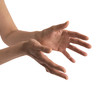 Healing hands on white background