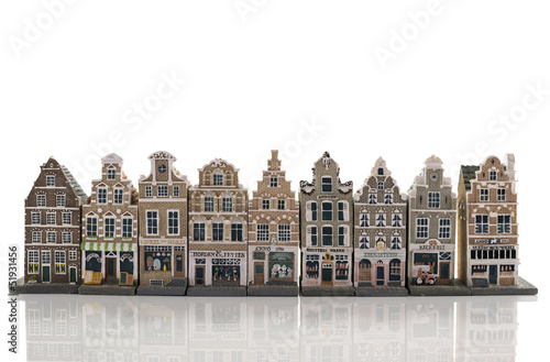 Photo: skyline from old amsterdam model houses skyline from old amsterdam model houses