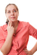 Teenager girl and mobile phone