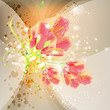 Abstract floral background