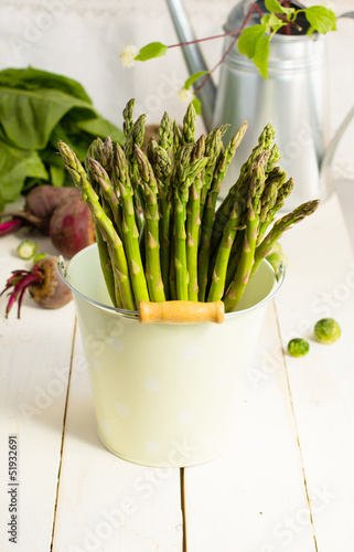 Photo: green asparagus green asparagus