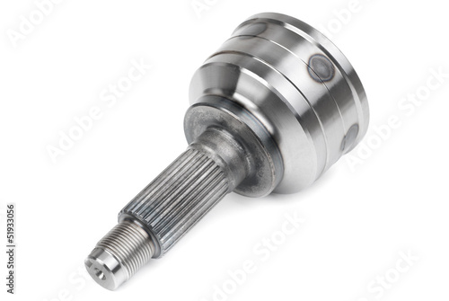 Photo: Constant velocity joints, isolated on a white background Constant velocity joints, isolated on a white background