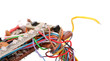 damaged electronic circuit board