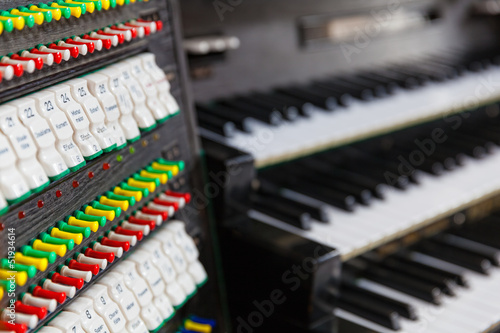 Photo: Pipe organ detail Pipe organ detail