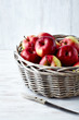 Basket of red apples