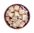 Naan Baked Bread Crackers Top View