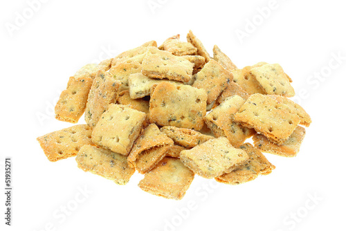 Photo: Naan Baked Bread Crackers Stack Naan Baked Bread Crackers Stack