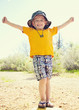 Photo: Strong and confident little Boy full length Strong and confident little Boy full length