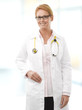Female Doctor At The Hospital