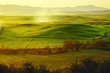 morning on countryside in Tuscany