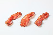 Fried bacon strips
