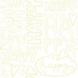 Vector: monochromatyczny deseń napis happy z sercami na białym tle monochromatyczny deseń napis happy z sercami na białym tle