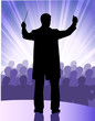 conductor before public