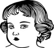 Illustration: Portrait of a Little Girl Portrait of a Little Girl