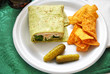 Two Tiny Pickles as Part of a Healthy Lunch