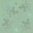 Vector a background without a seam with butterflies